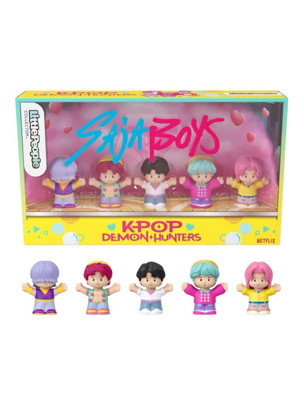 Fisher Price KPop Demon Hunters Saja Boys Little People Collector